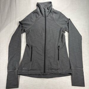 Nike grey Dri-Fit zip up hoodie Size S